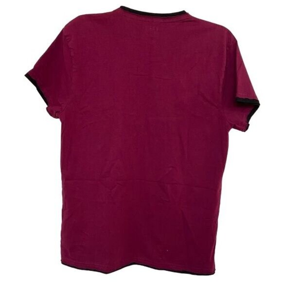 Lazy One Beery Bear Huckle Beary Faux Layered Tee Berry Colored Size S - Picture 5 of 8